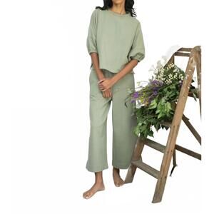 NEW BEAUMONT ORGANIC taya trouser in pistachio